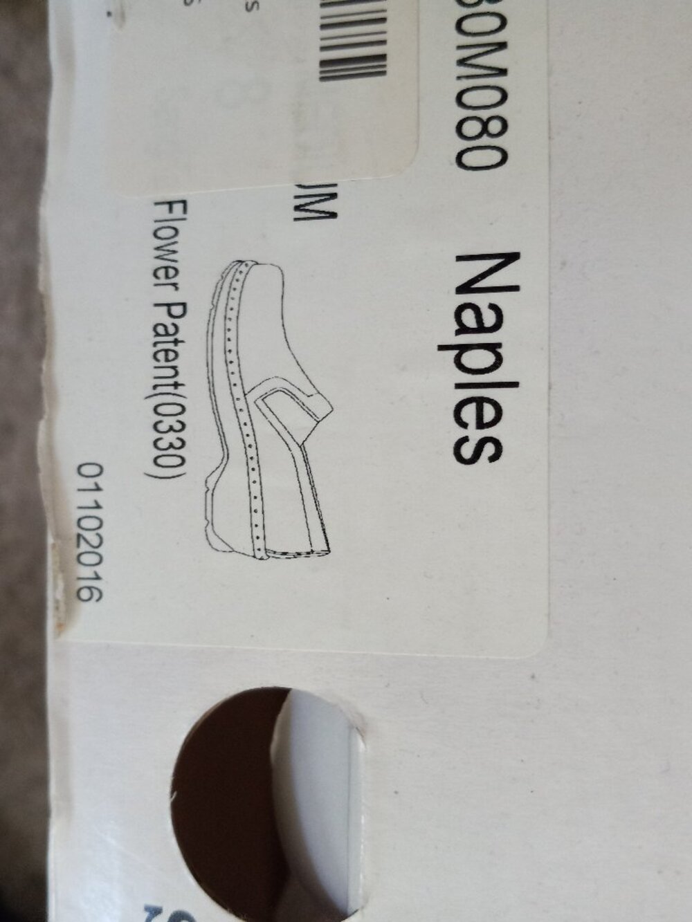 KLOG footwear Naples Mule NWT Sangria Flower 8 - Picture 4 of 5
